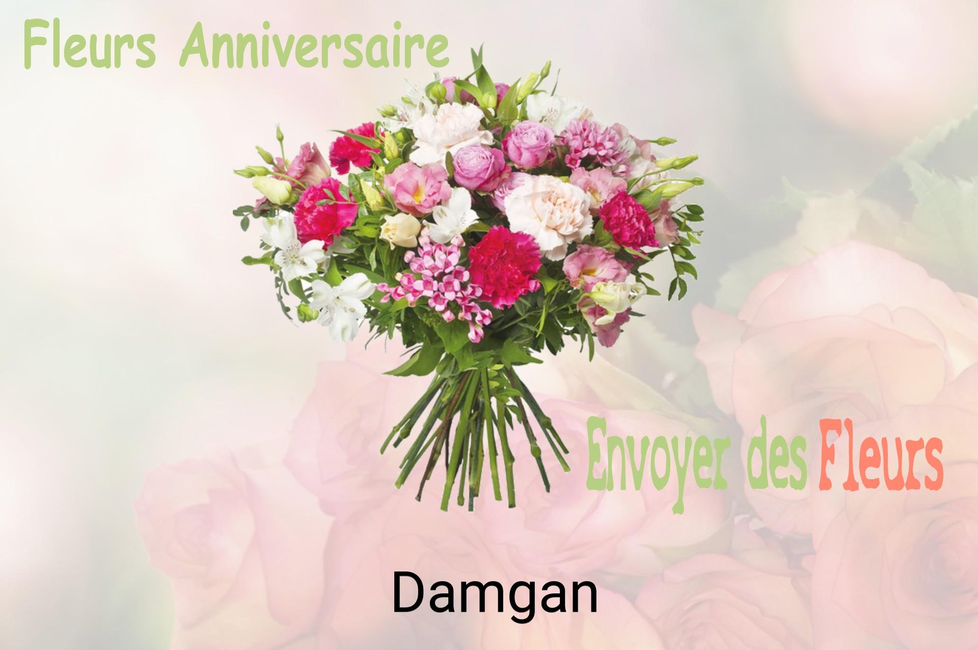 Bouquet de fleurs d’anniversaire livré à Damgan
